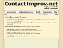 Tablet Screenshot of contactimprov.net