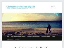 Tablet Screenshot of contactimprov.es